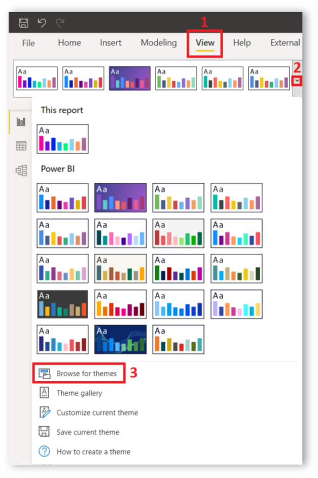 Import custom theme